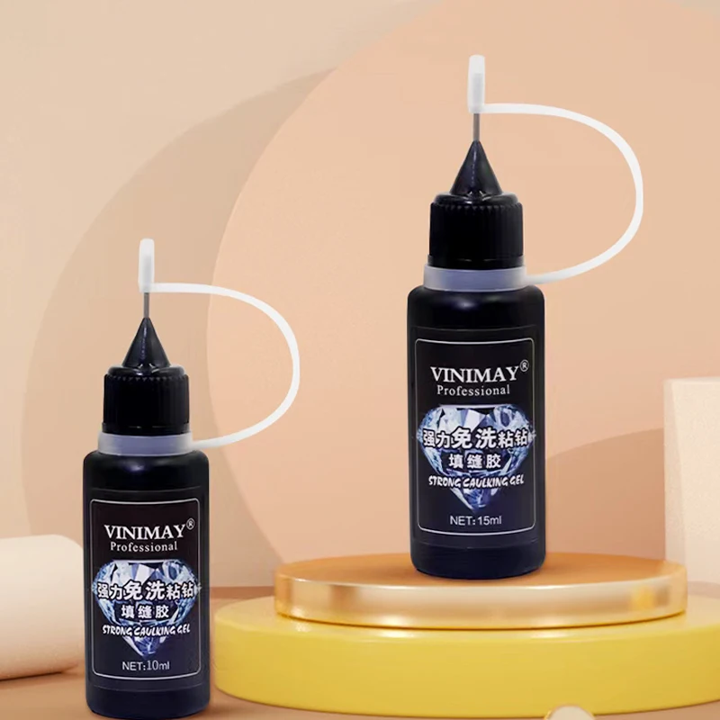 VINIMAY Strong Caulking Gel Gel Nail Polish Nail Jewelry Glue Kit Soak Off Gelpolish Nail Art Primer Lacquer Nails Salon