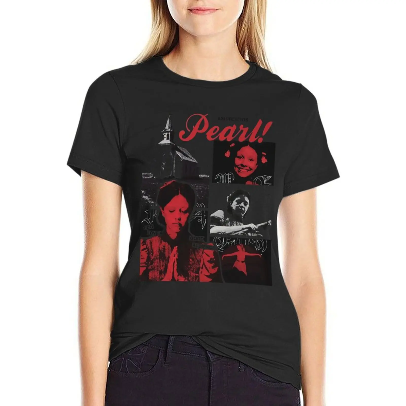 

Pearl Scary Movie T-Shirt heavyweights customs summer top t-shirt dress for Women plus size