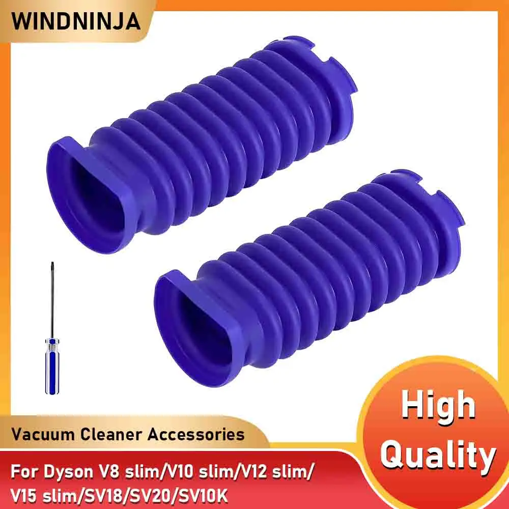 مكنسة كهربائية خرطوم أزرق لدايسون V8 سليم/V10 سليم/V12 سليم/V15 سليم/SV18/SV20/SV10K طبل شفط خرطوم جزء مع مفك البراغي