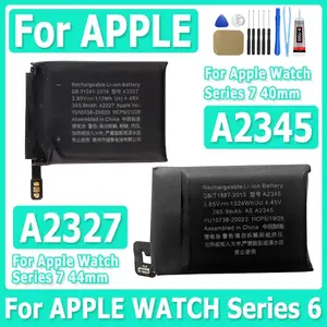 Bilashmart A2345 A2327 Replacement Battery A2345 Series 6 40mm A2327 Series 6 44mm Smart Watch Battery + Free Tools