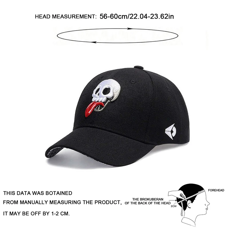 Unisex Tongue Sticking Embroidery Baseball Caps Spring and Autumn Outdoor Adjustable Casual Hats Sunscreen Hat Sports Cap