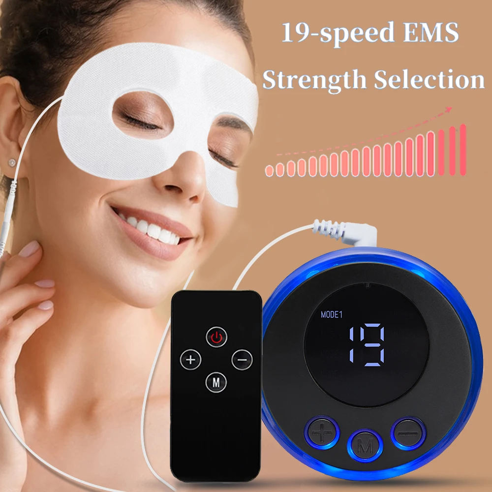 Microcurrent Eye Beauty Device occhi massaggio cura della pelle EMS Lifting del viso antirughe viso collo Anti occhiaie rimozione rughe