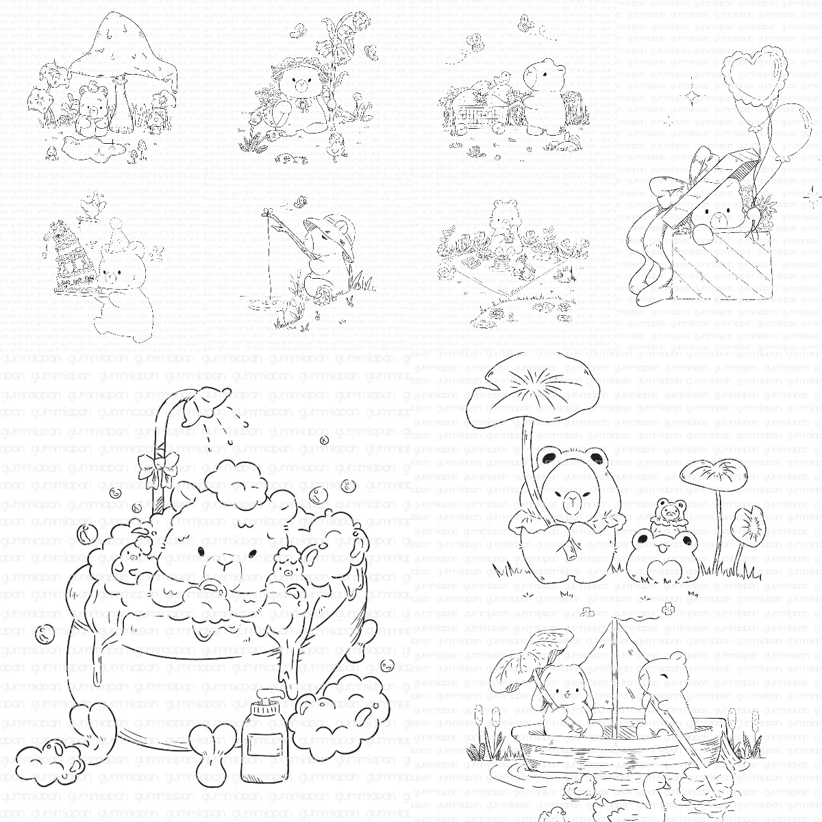 

Picnic with Friends 2026 New Stamps For DIY Scrapbooking Crafts Maker Photo Album Template Handmade Decoration