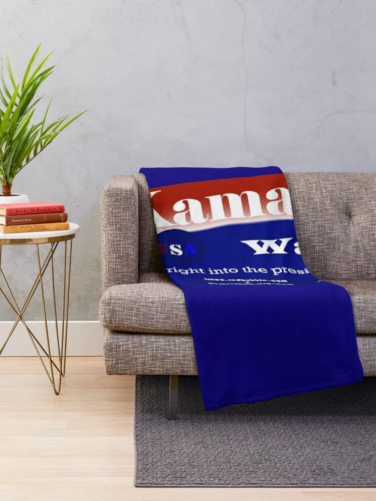 Kamala Harris Tim Walz Throw Blanket Luxury St Warm Blankets