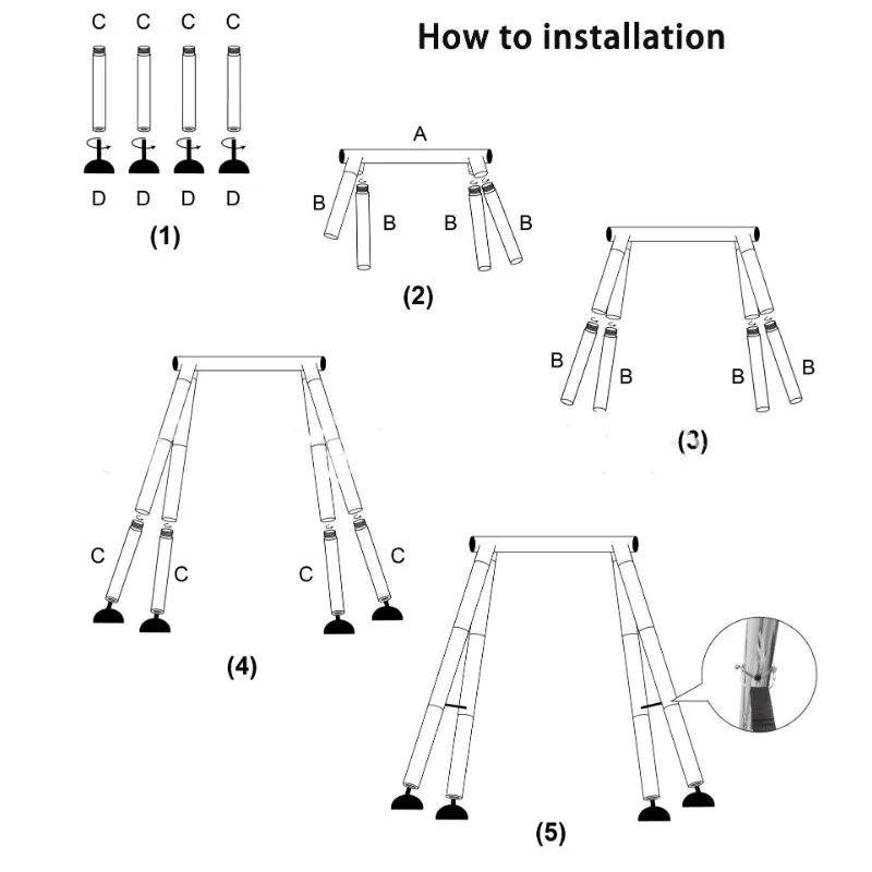 Высококачественная подставка для воздушной йоги, стальная собранная портативная подставка для гамака, подставки для трапеции