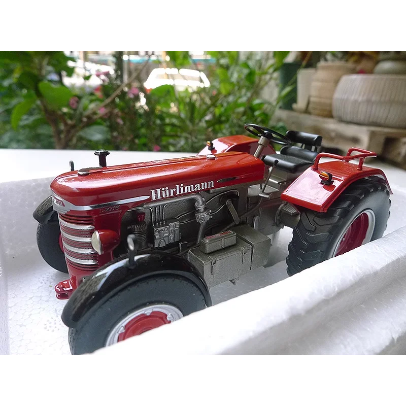 Diecast SCHUCO Schaal 1:32 Hurlimann D 200 S. Rot Europese Landbouw Legering Tractor Model Collectible Toy Gift Souvenir Display