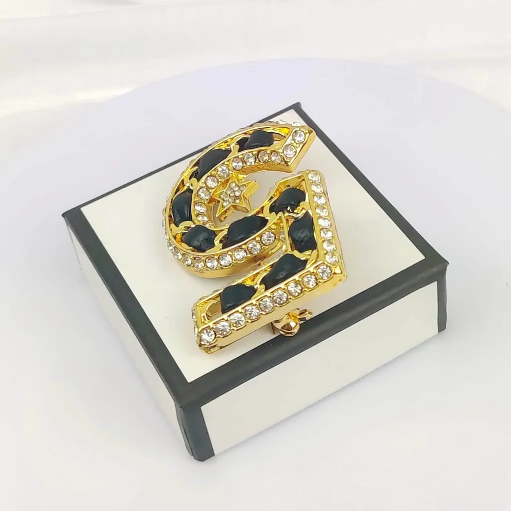 Brooch Luxury Brand Metal Badge DIY Broochs