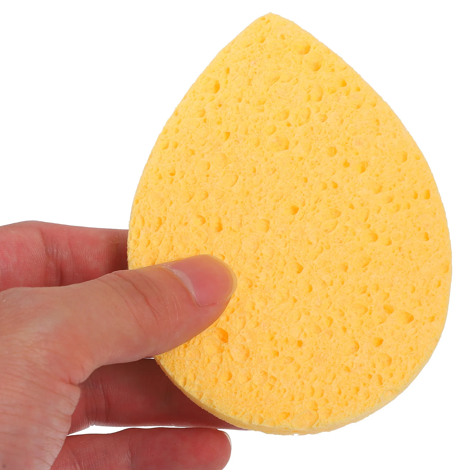 4Pcs Compact Exfoliating Sponge Facial Pads Multi-Use Face Cleaner Travel Accessories Facial Sponges Exfoliating Sponge