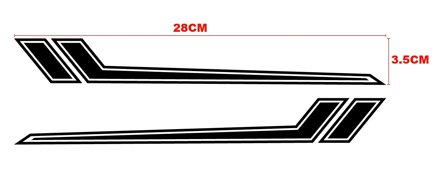 Motorcycle Stickers Front Fender Universal Reflective Waterproof Decal