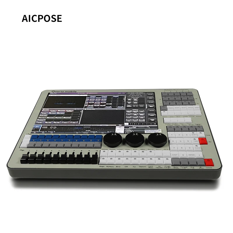 AICPOSE Quartz Little Quartz Mobile Lighting Console For Stage Event Dmx 512 Mini Quartz Controller