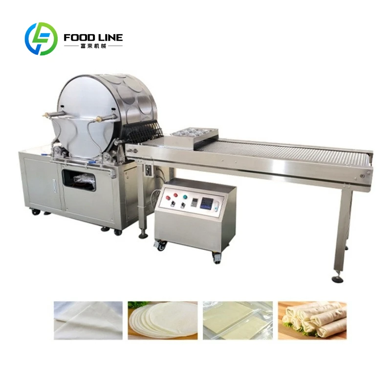 Commercial Egg Roll Lumpia Making Machine Spring Roll Pastry Forming Machine