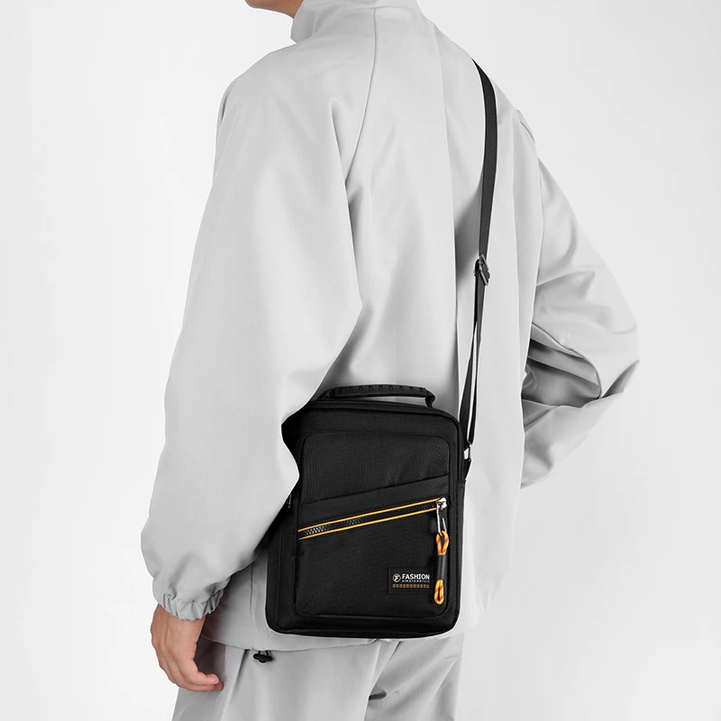 

Simple Commuting Lightweight Vertical Backpack for Business and Leisure Single Shoulder Crossbody Bag for Men