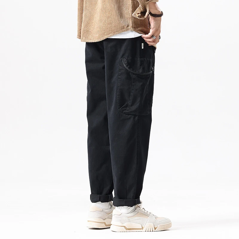 

Men's Summer Work Pants Straight Leg Loose Wear-Resistant Functional Style Outerwear High-End Feel