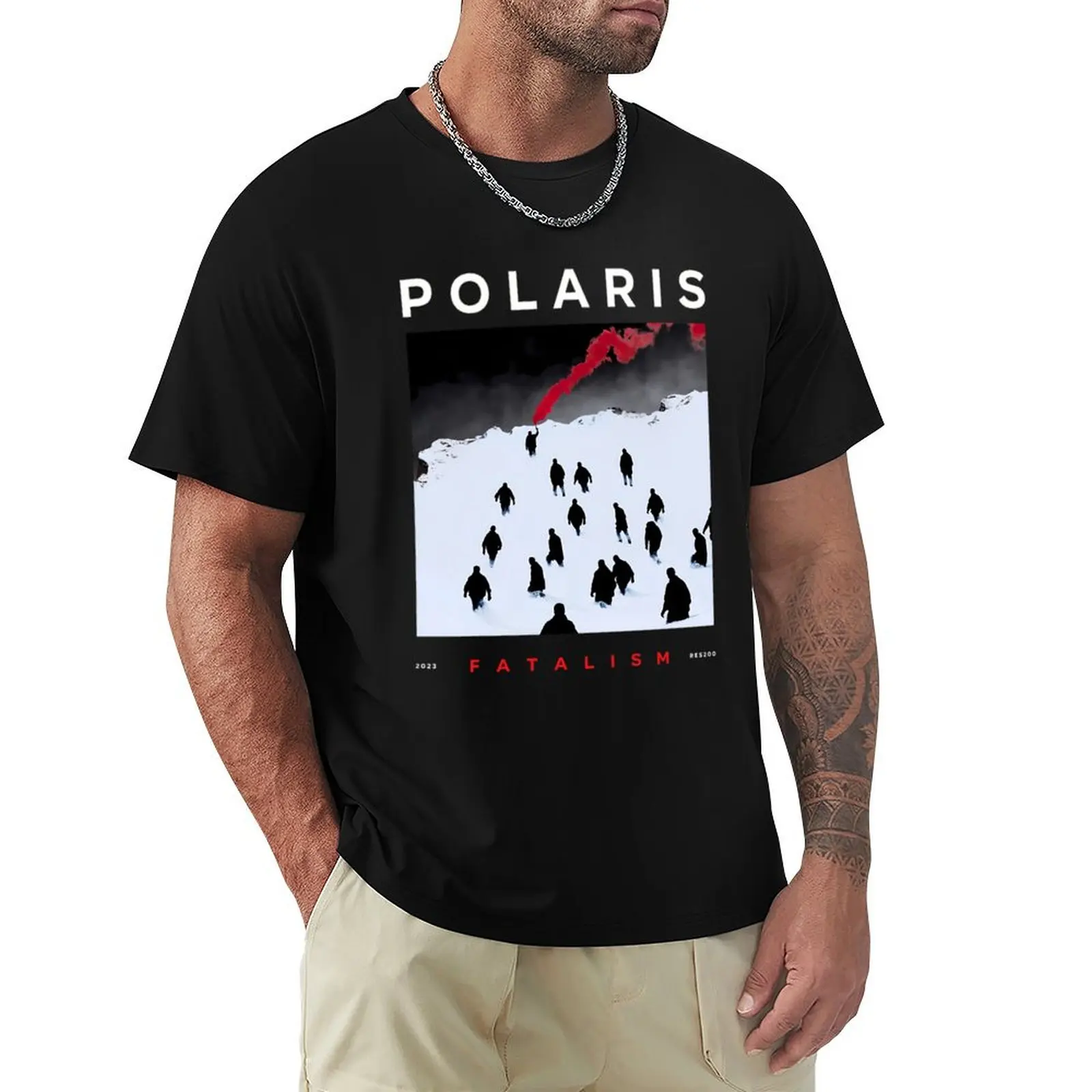 Polaris Merch Fatalism T-Shirt Anti-Fade Casual Tee Shirt