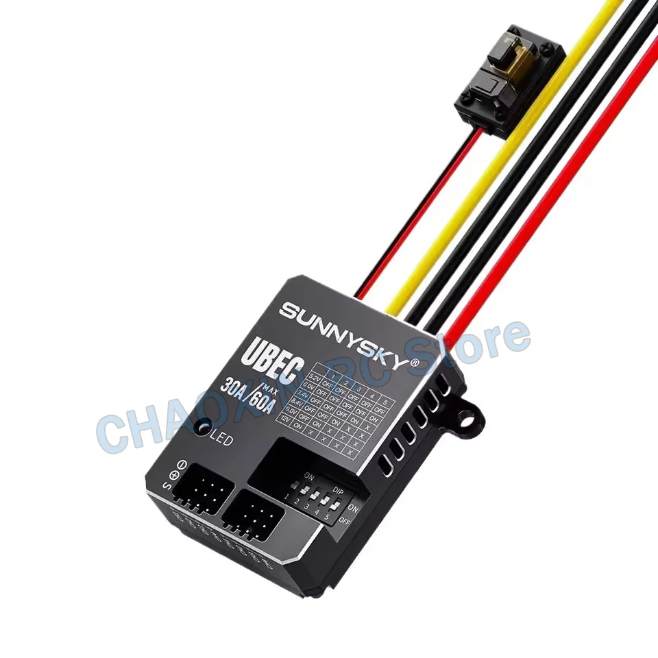 Sunnysky UBEC 【30A/60A】 HV Power Regulator Module Supports Multiple Protection of 3-18S Lithium Battery
