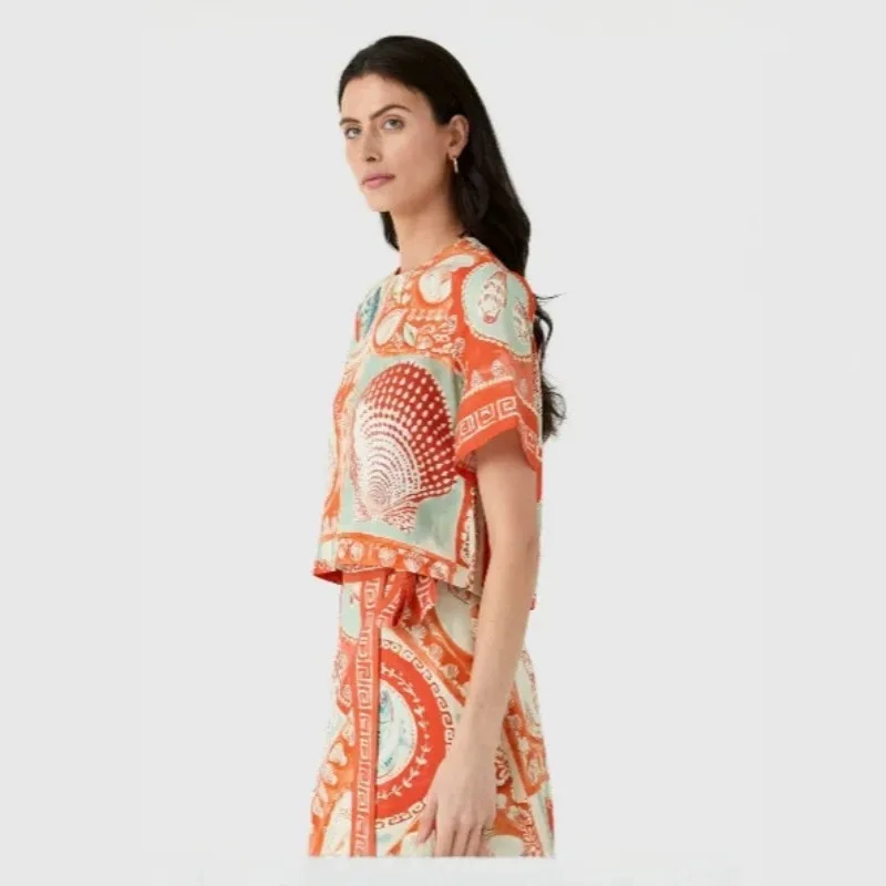 Nouvel ensemble jupe 2 pièces - Midi Skirt Floral avis et prix