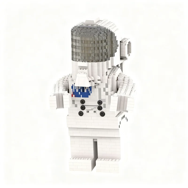 2619pcs MOC Maxi Figure NASAS Astronaut Space Model Toy Building Blocks Construction Christmas Gift Education 3D Art Collection