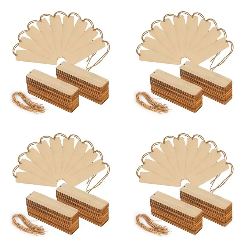 stylish-200-pcs-wood-blank-bookmarks-unfinished-wooden-book-marks-hanging-tag-with-holes-and-ropes-diy-craft-projects