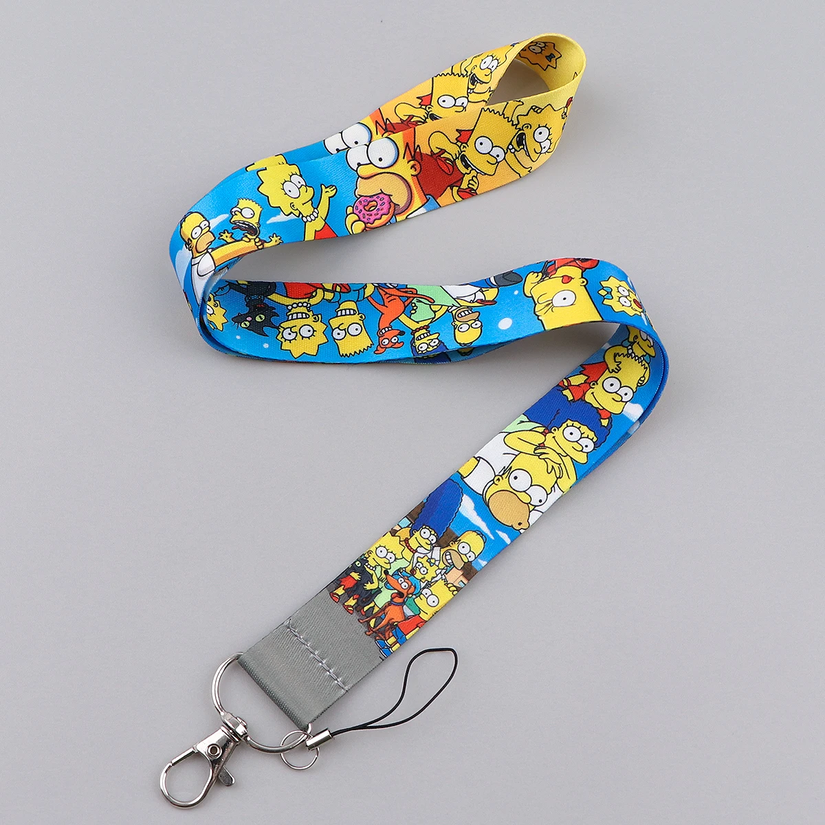 Cartoon Family Credential Holder Lanyards for Keys Neck Strap ID Card Gym Phone Straps USB Badge Holder Keyring Akcesoria Prezent