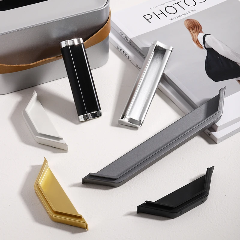 Concealed embedded buckle handle, concealed embedded drawer, cabinet, wardrobe door, slotted invisible aluminum alloy handle