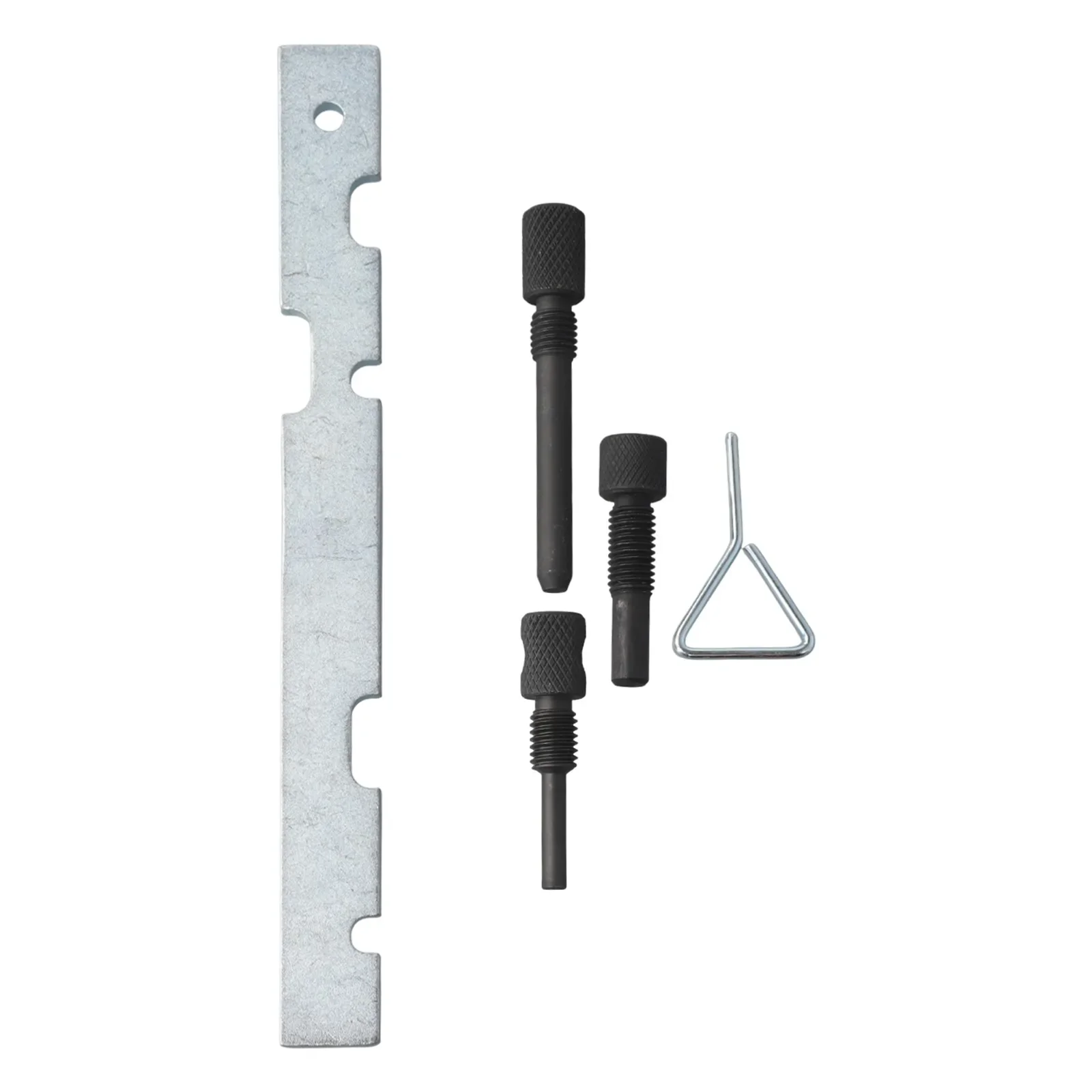 

Набор инструментов для регулировки ГРМ, как показано на фото, стабильная работа, черно-серебристая отделка, простая установка, высокая надежность