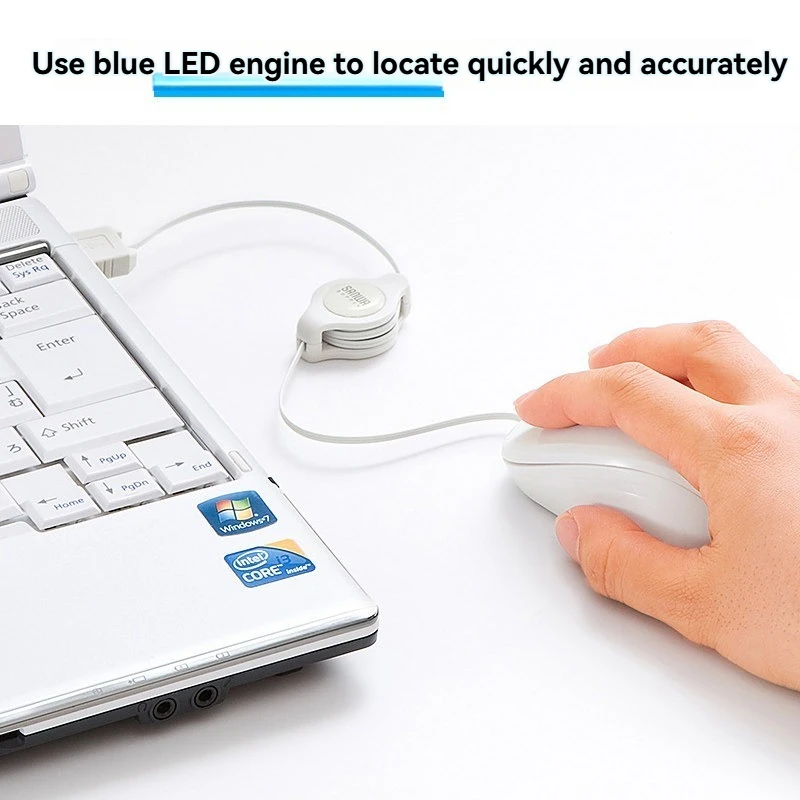 Wired Mouse Mini Portable Customized 1000dpi Home 125Hz Silent Ergonomic Design for E-sports Gaming Keyboard Accessories Gifts