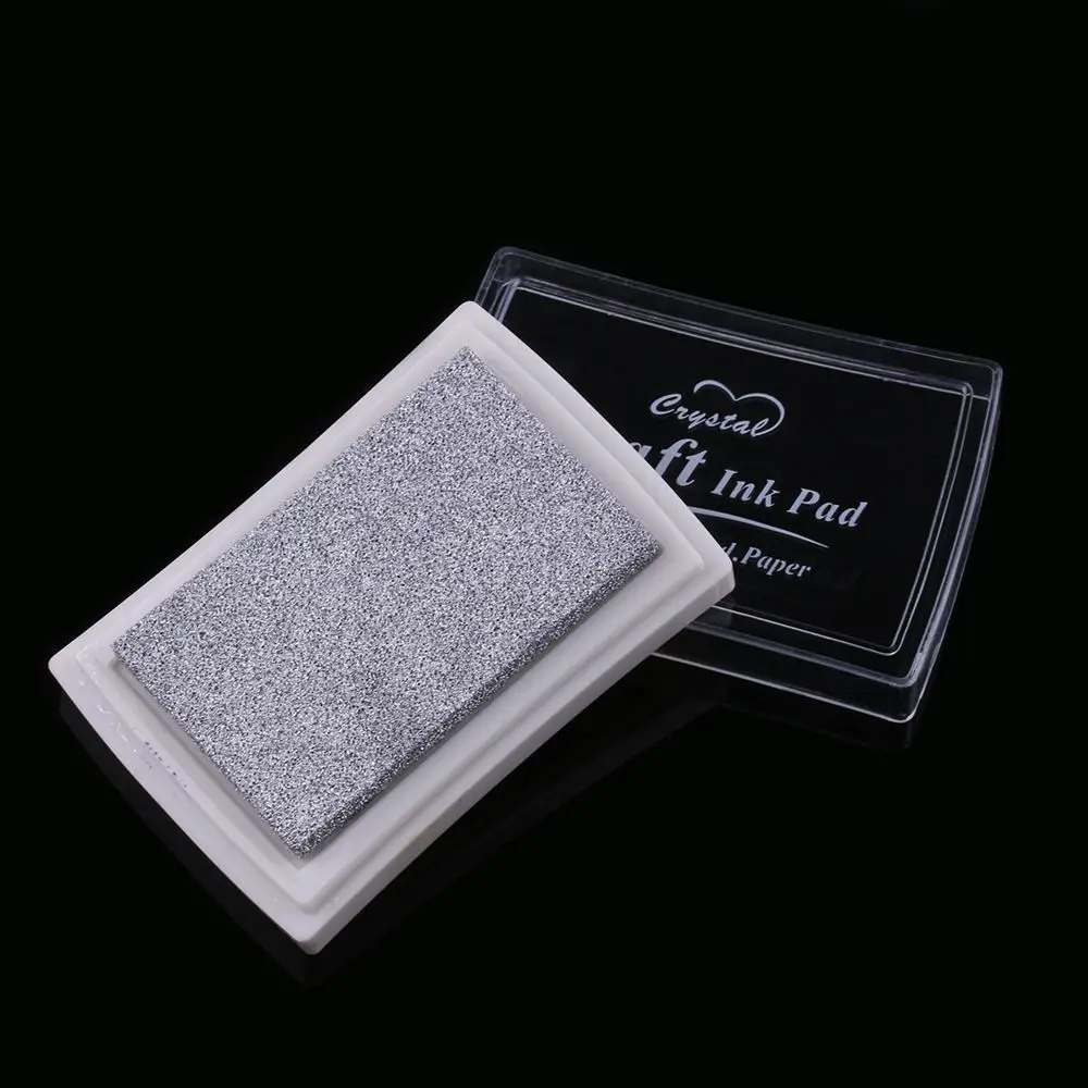 DIY Children Toy Label Rubber Stamp Ink Pad Craft Fabric Oil Based