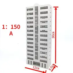 1:150/100 Scale Architectural Model for Gundam City School Teaching Building Model Display Scene Model Collection Gift