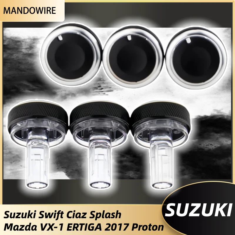 

Car Air Conditioning Heat Control Switch Knob AC Knob for Suzuki Swift Ciaz Splash Mazda VX-1 ERTIGA 2017 Proton