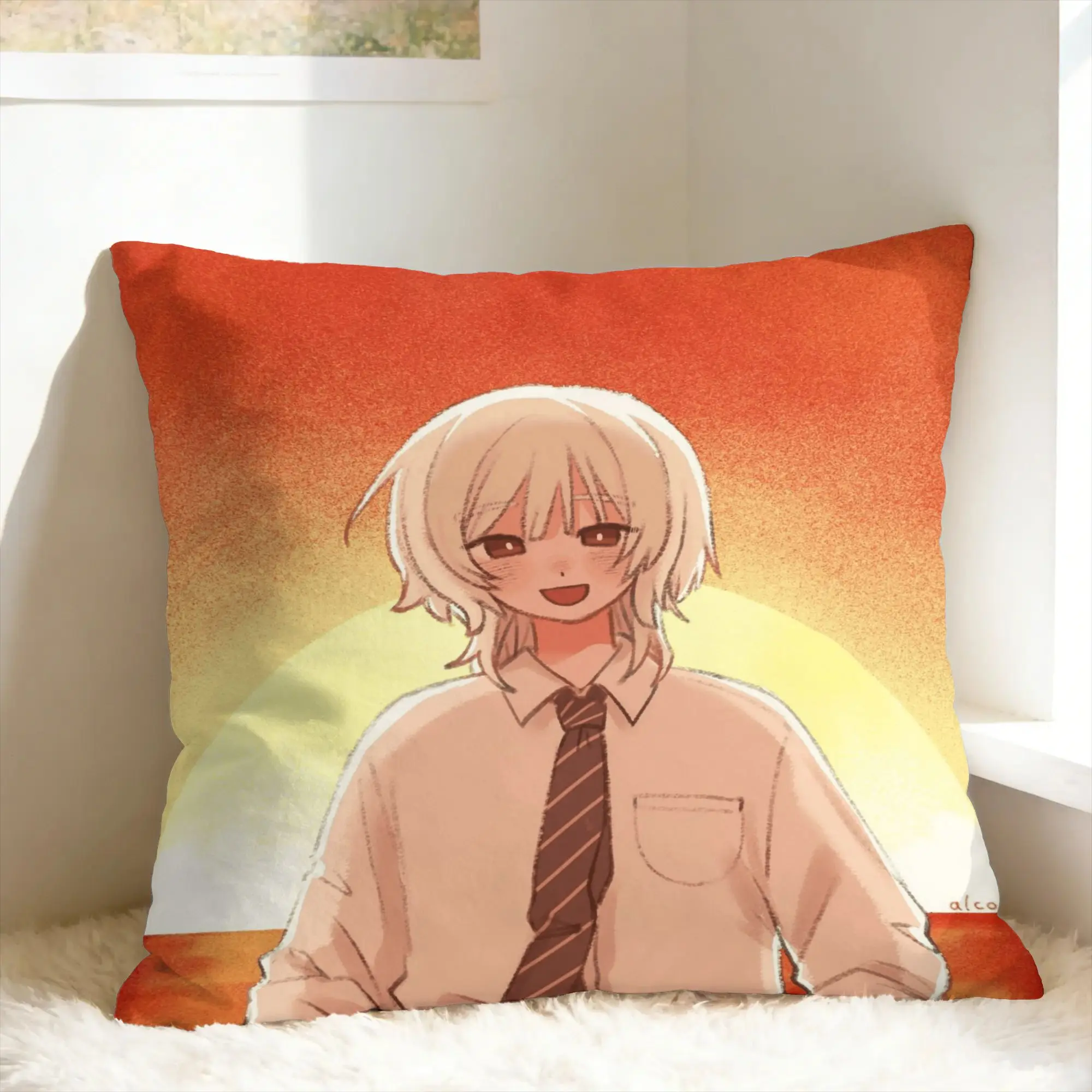 Pillow Cover Game S-Saihate S-Station Anime  Fashion Pillow Case For Sofa Home Decor Pillowcases