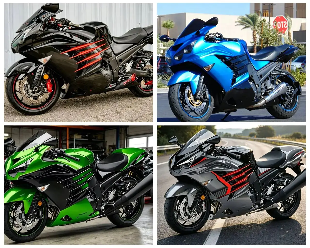 

NEW ABS Fairings Kits Fit For KAWASAKI ZX-14R 2012-2019 Bodywork Set Custom