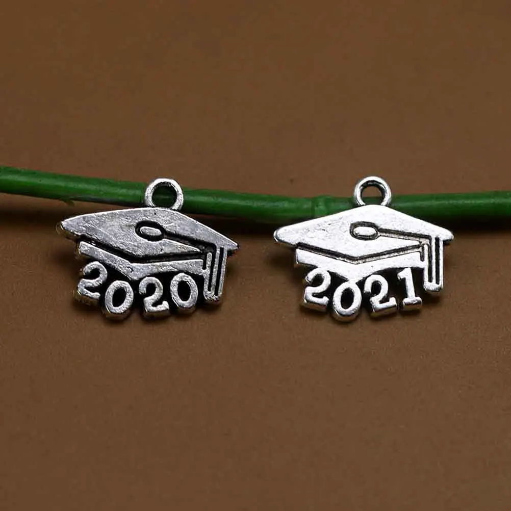 

100 Pcs Doctor Hat Pendant Jewelry Making Pendants Alloy Charm Charms Metal Fashion
