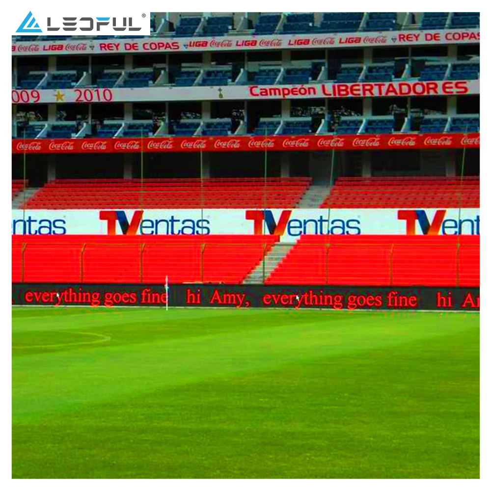 Cartelloni pubblicitari elettronici per pannelli pubblicitari a LED per pannelli pubblicitari a LED per stadio