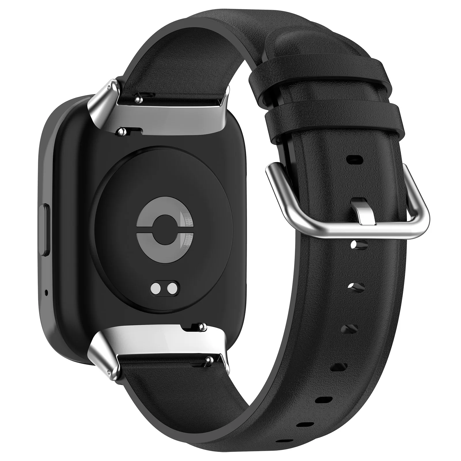 

Ремешок для часов Xiaomi Redmi Watch 3 Active / Redmi Watch 3 Lite, ремешки из натуральной коровьей кожи с разъемом - черный