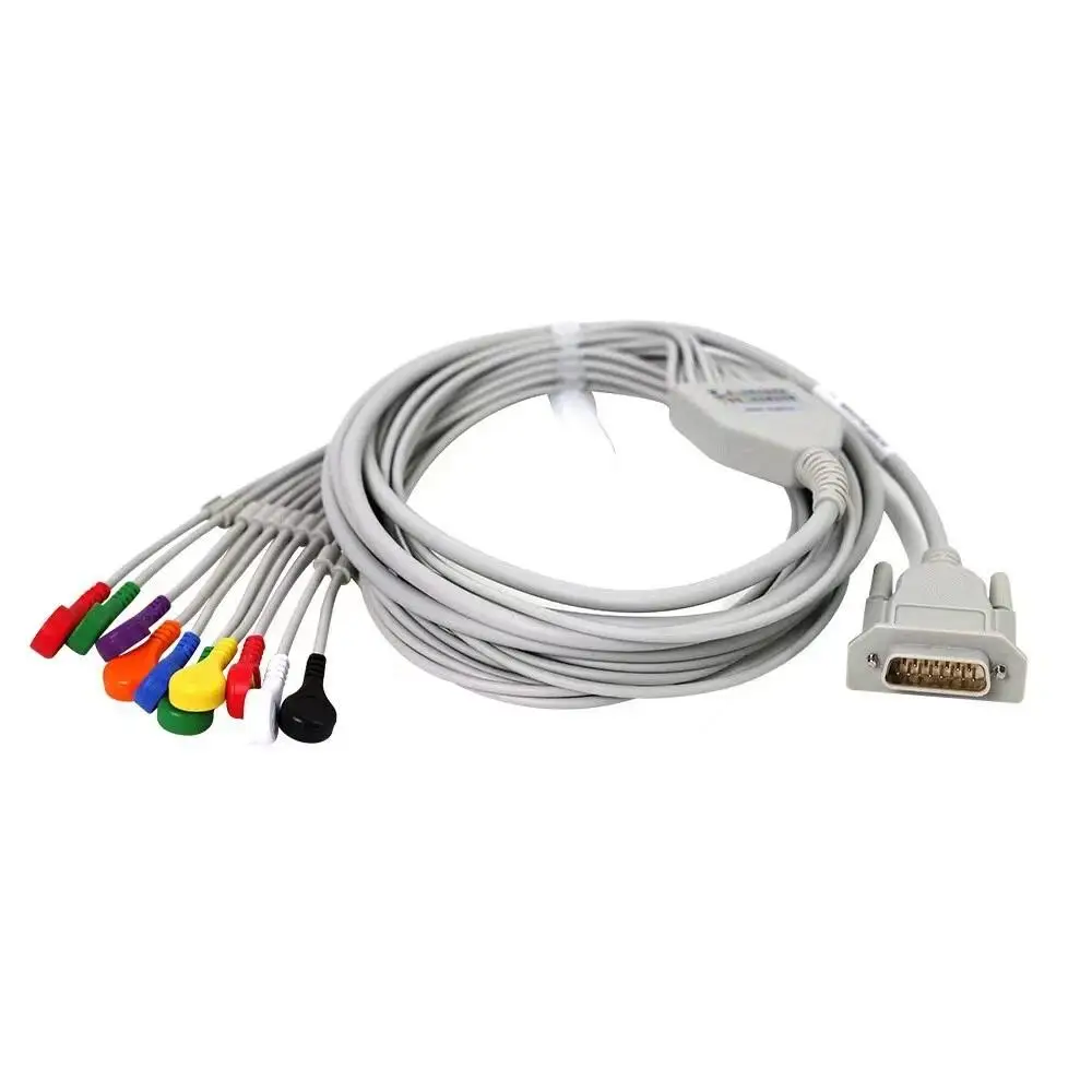 CONTEC Original Accessories ECG Series Banana/Button Type ECG Cable / Limb Chest Electrodes / Data Cable etc