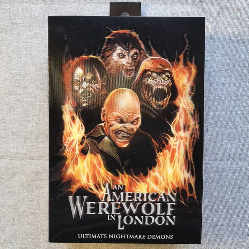 Un loup-garou américain à Londres modèle NECA 04950 cauchemar démons loup-garou soldat figurine d'action 7 pouces Figuras ornement Original