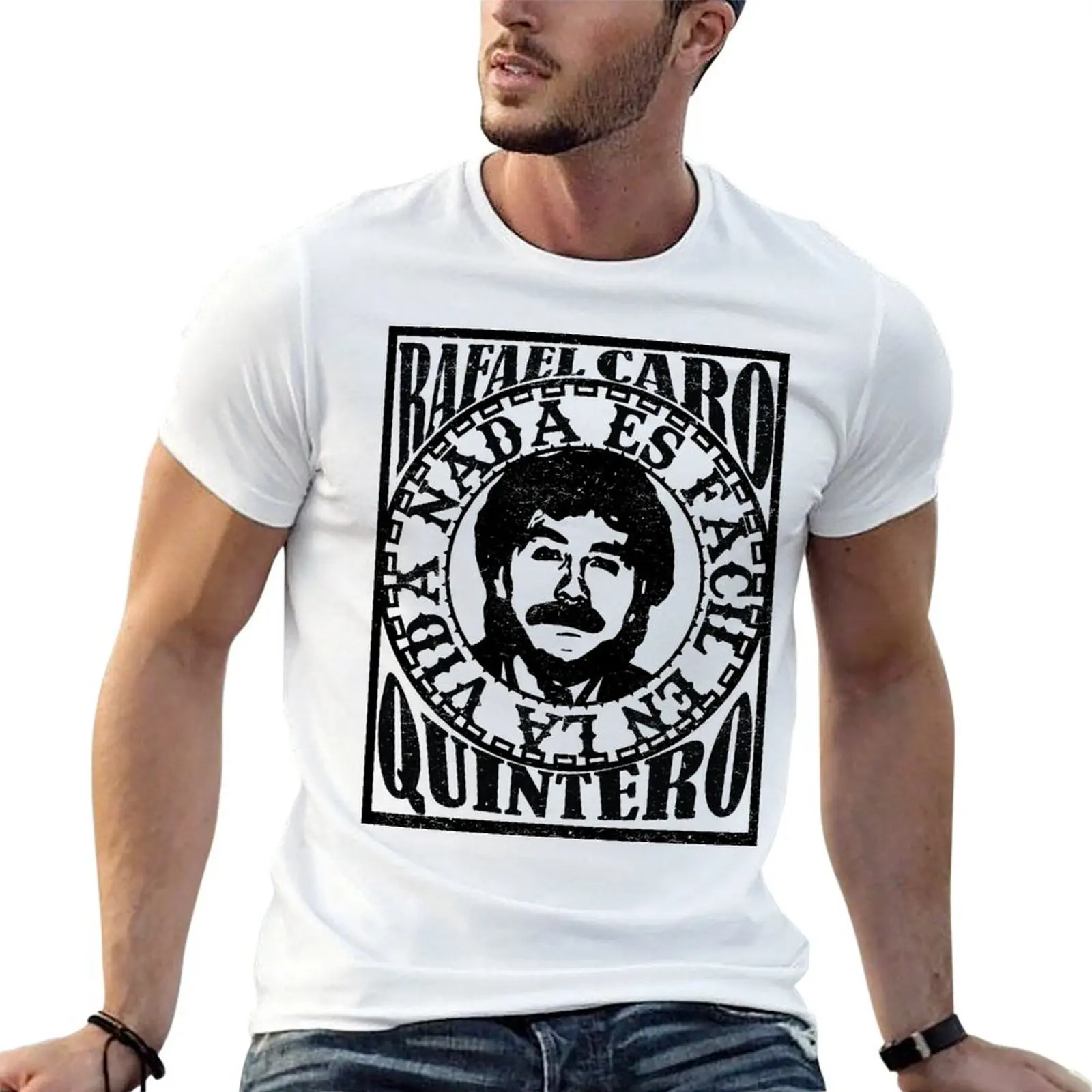 

Rafael Caro Quintero T-Shirt mens graphic t shirts man t shirts for men T-Shirt