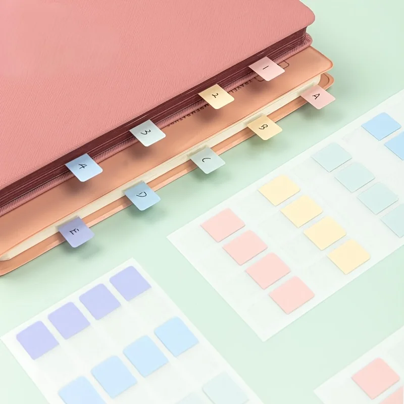 مجموعة علامات تبويب الفهرس اللاصق من DELI مكونة من 50-160 ورقة مع 3 أحجام علامات الصفحة لملفات أجهزة الكمبيوتر المحمولة واللوازم المدرسية المكتبية