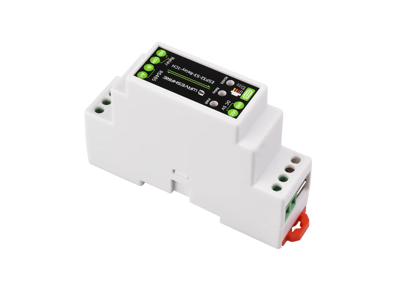 Picture 4: Waveshare Industrial 1-Channel ESP32-S3 WiFi Relay Module, Supports WiFi / Bluetooth / RS485 Control, With Multiple Isolation