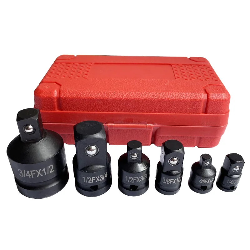 1/4" 3/8" 1/2"3/4" Socket Convertor Adaptor Reducer Set Drive Impact Socket Adaptor for Car Bicycle Garage Repair Tool