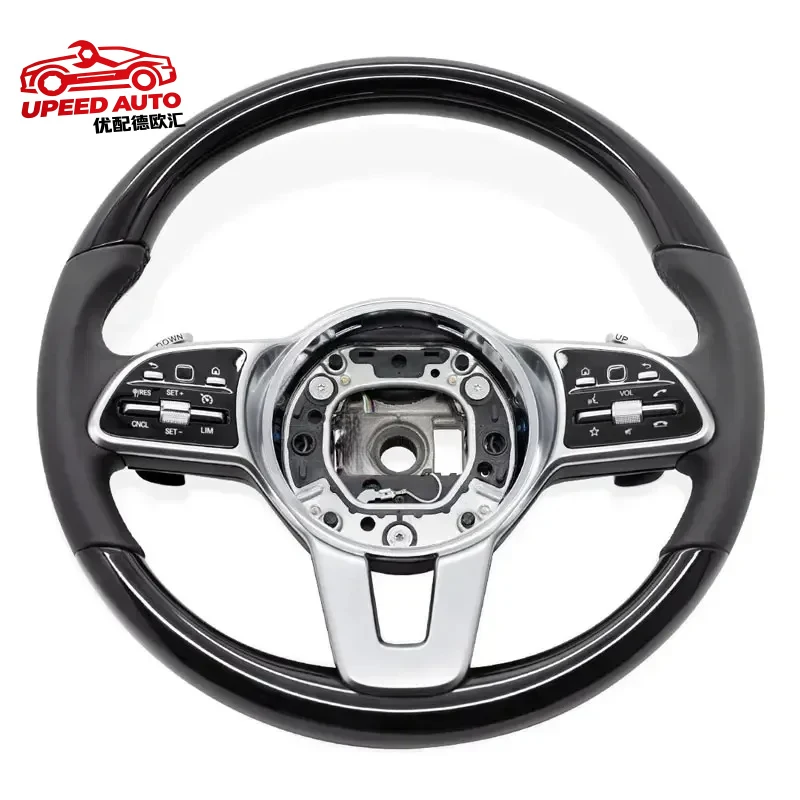 

For Piano Black Modified Steering Wheel Mercedes-Benz W167 W177 W204 W205 W212 W213 W222 C63 E63 GLC CLA CLS GLE Car Accessories