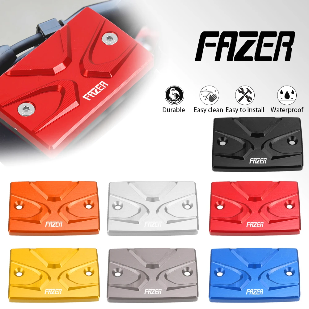 

FZ8FAZER FZ6N FZ 6S 6R Front Brake Fluid Reservoir Cover Cap For YAMAHA FAZER FZ1 FZ6 FJR XJR XJ6 1300 Motorcycle Accessories