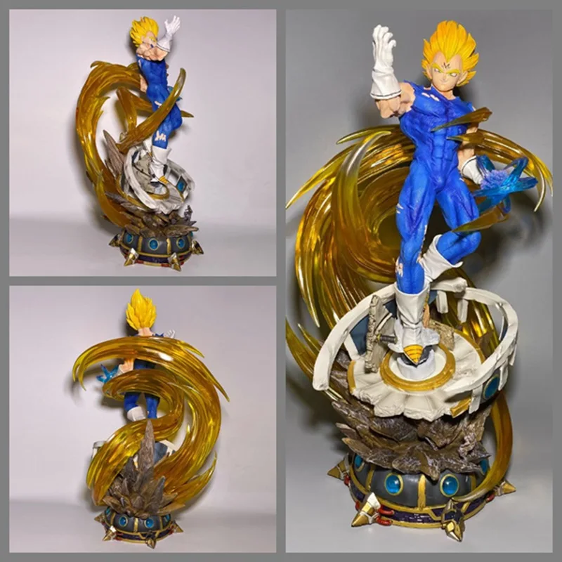 

Saiyan GK LS Super Large Second Generation Cloud Rising Vegeta Double-head Sculpture Box Set Figure Model Birthday gift