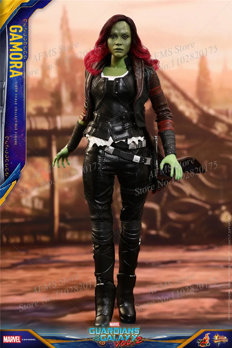 Gorące zabawki MMS483 1/6 kobieta żołnierz strażnicy galaktyki Gamora Zoe Saldana pełny zestaw 12 "figurka Model Collectibl