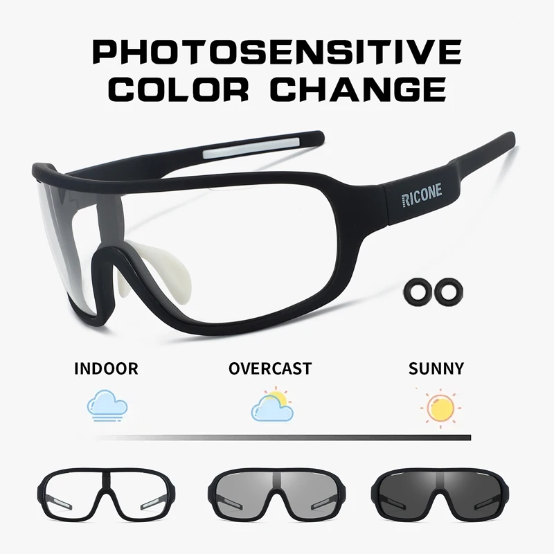 

Outdoor Photochromic Sunglasses Glasses Cycling Men Women Sport Fishing Eyewear Goggles Bicycle Eyeglasses