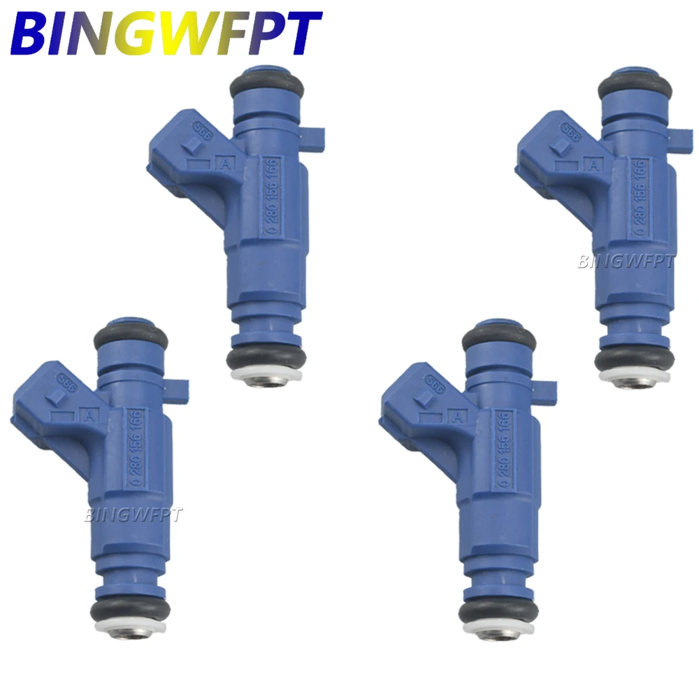 

4X Fuel Injector Nozzle Injection OEM 0280156166 For BYD- F3 Hafei- Xiali- N3 JAC TONG SAIMA- Replacement Car Parts