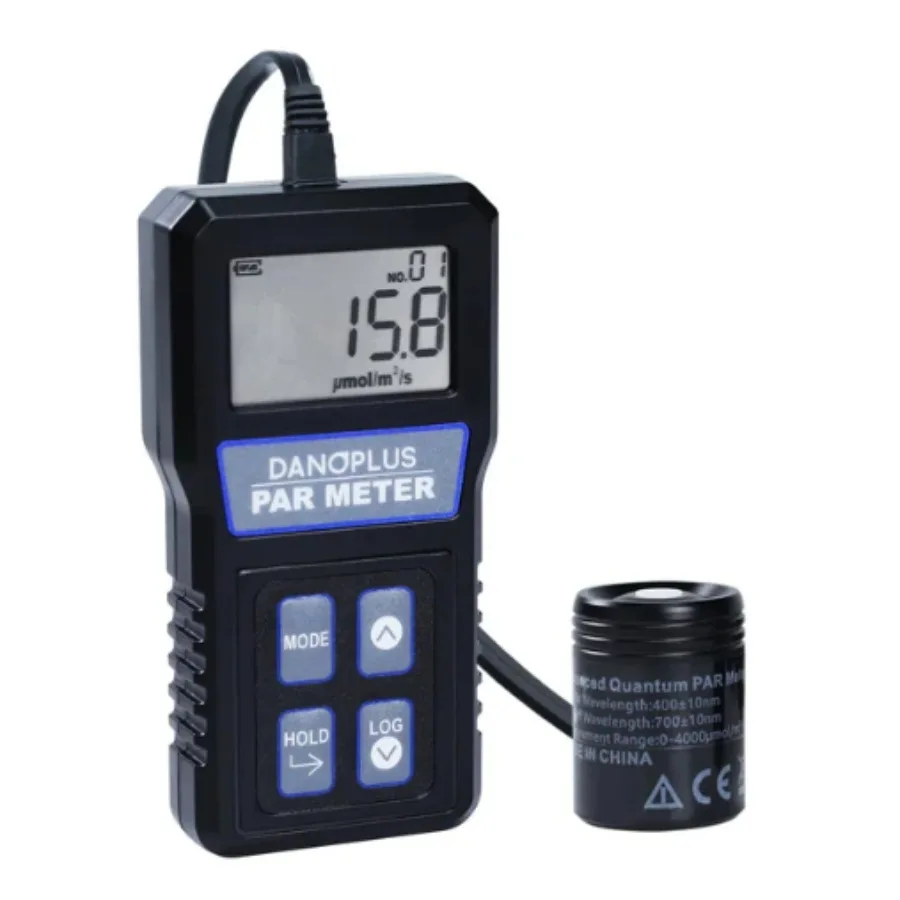 Digital Display Split Light Energy Meter PAR METER IP68 Waterproof Probe Spectral Illumination   Light Meter