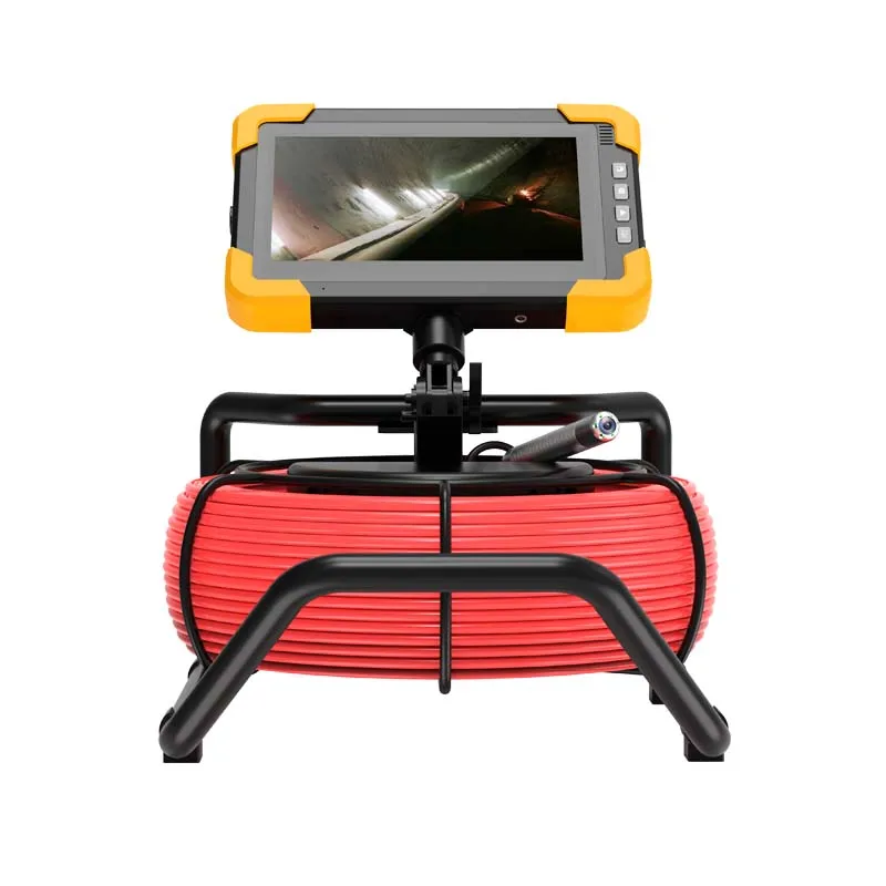 7inch 14MM Mini IP68 Waterproof Drain Inspection Camera System with 512HZ Sounde