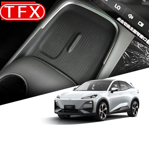 Para Changan Deepal S07 S7 estilo de coche Control Central carga inalámbrica almohadilla de silicona almacenamiento Central accesorios de alfombrilla a prueba de polvo