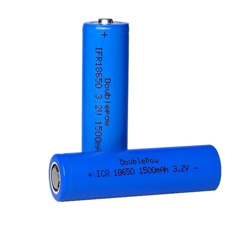 10 Uds 18650 batería recargable LiFePO4 3,2 V 1500mAh cargador para termómetros frontales máquinas de ópera cigarrillos electrónicos